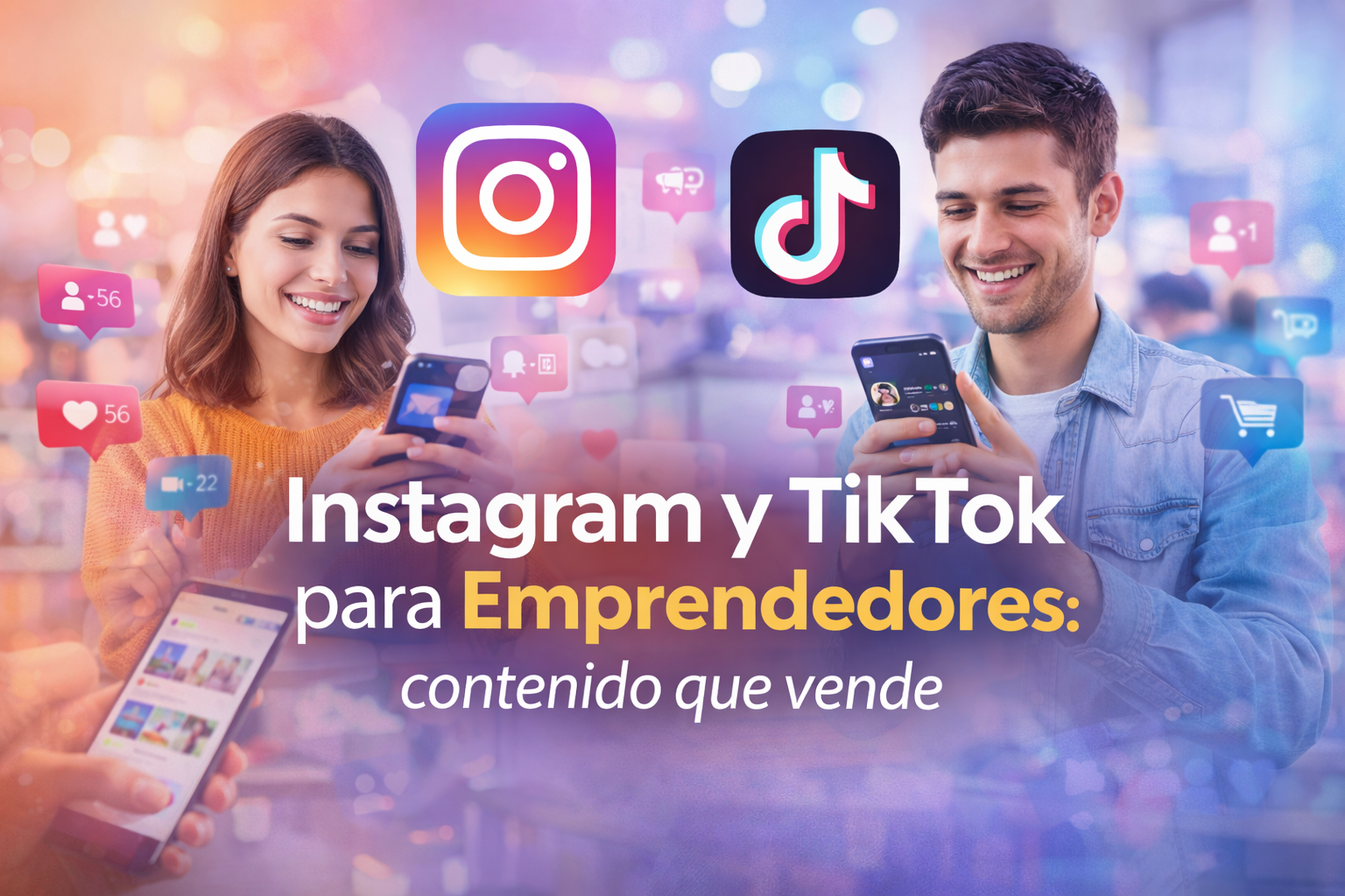 Instagram y TikTok para Emprendedores: contenido que vende
